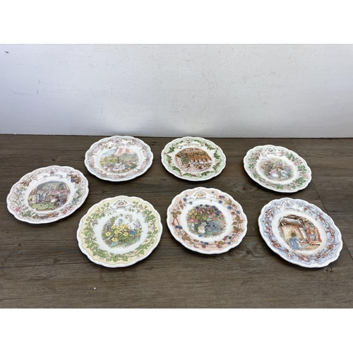 416 - A collection of Royal Doulton collector's plates to include seven Brambly Hedge etc.