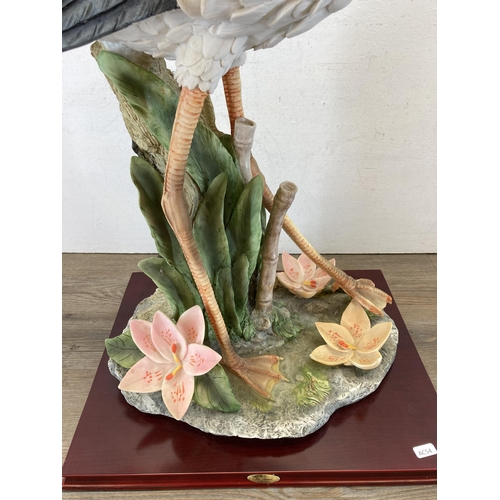 428 - A La Anina Collection flamingo figurine - approx. 87cm high