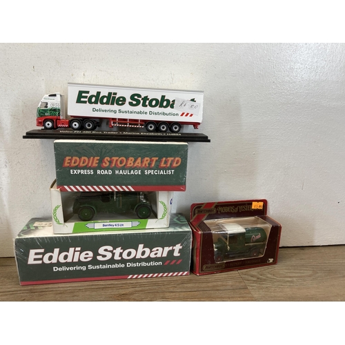 520 - A collection of boxed die-cast model vehicles to include Atlas Editions Eddie Stobart, Matchbox Mode... 