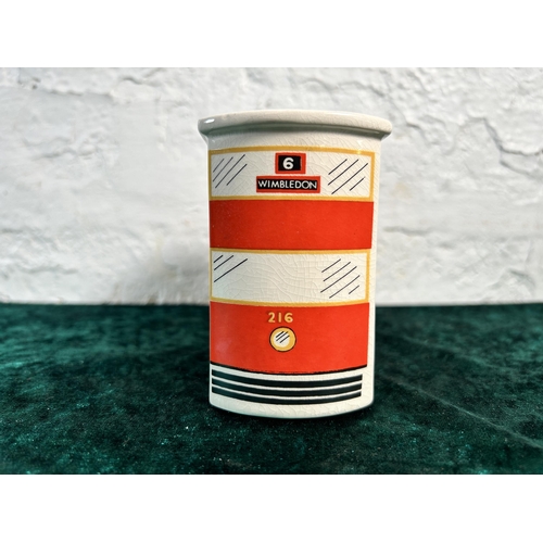 339 - A Carlton Ware Guinness advertising London Transport Bus money box - approx. 10cm high x 6.5cm wide ... 