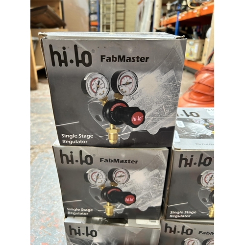 951 - Five boxed Hi-Lo Fabmaster 10 bar regulators