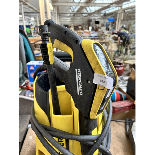 963 - A Karcher K4 Full Control 240 pressure washer