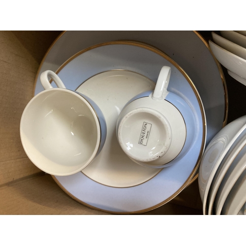 1052A - Three ceramic part dinner/tea sets, one Royal Doulton Signature Platinum, one Royal Doulton 2004 and... 