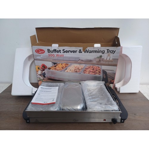 786 - A boxed Quest 300w buffet server and warming tray