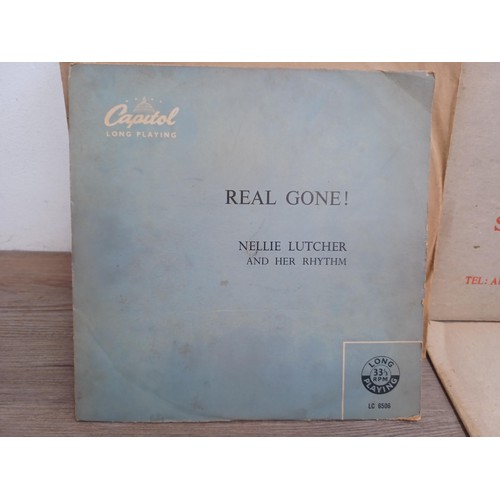 767A - A large collection of shellac records to include Earl Bostic (Parlophone and Vogue), Four Aces (Brun... 