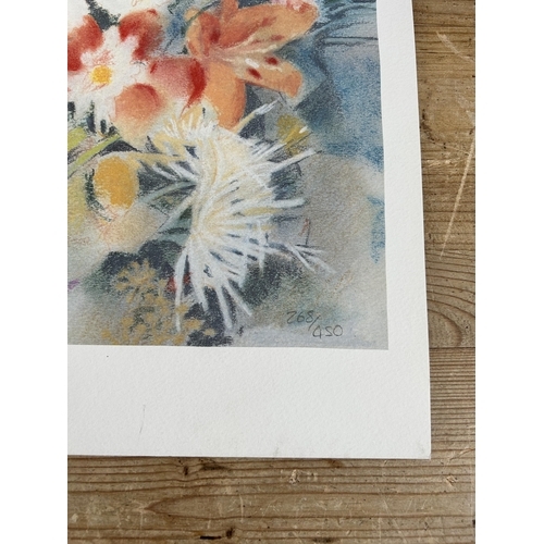 251 - A Martin Broadbent 'Floreal II' pencil signed limited edition no. 268 of 450 lithograph on paper wit... 