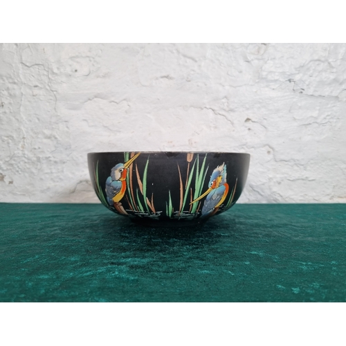 287 - An Art Deco Shelley Kingfisher circular bowl - no. 720/8656