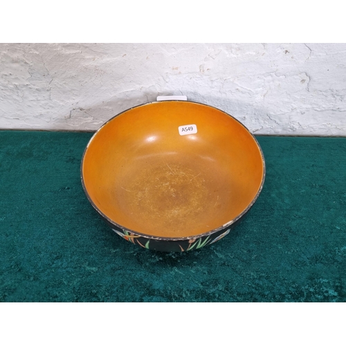 287 - An Art Deco Shelley Kingfisher circular bowl - no. 720/8656