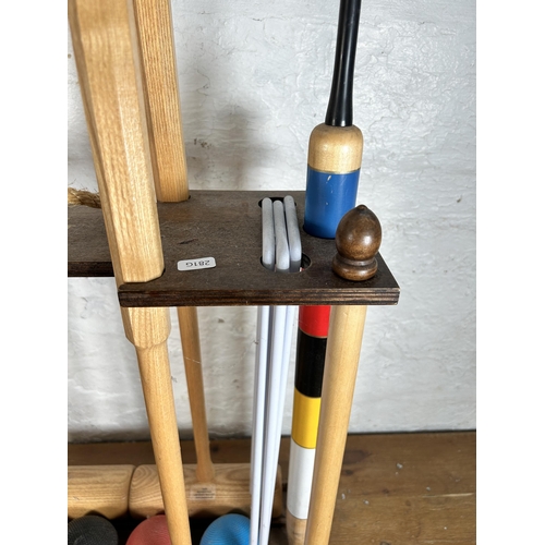 409 - A Jaques Croquet London set