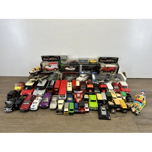 417 - A large collection of boxed and unboxed die-cast model vehicles to include Corgi Drive Time Vanguard... 