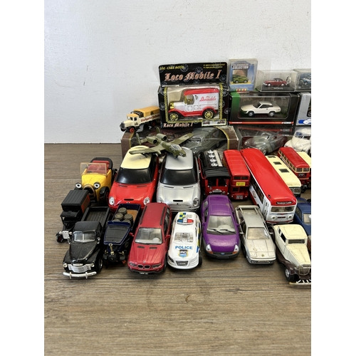 417 - A large collection of boxed and unboxed die-cast model vehicles to include Corgi Drive Time Vanguard... 