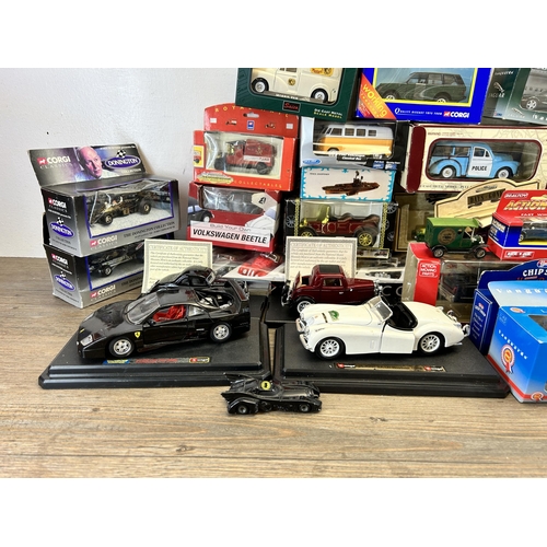 419 - A large collection of mainly boxed die-cast model vehicles to include Corgi Classic vehicles, Gate L... 