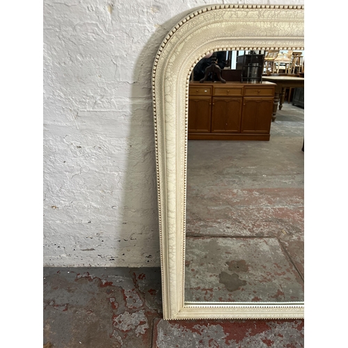 20 - A Morris Mirrors Louis XVI style white painted framed wall mirror - approx. 113cm high x 88cm wide