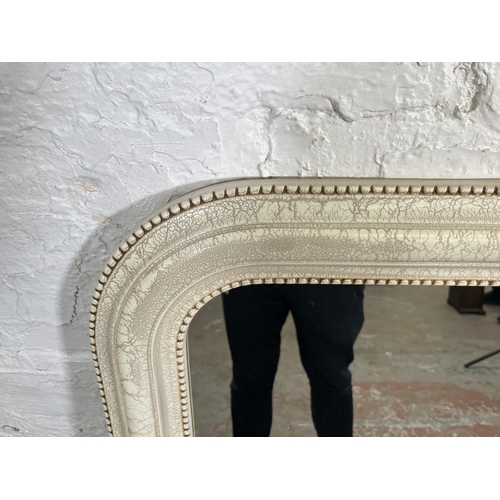 20 - A Morris Mirrors Louis XVI style white painted framed wall mirror - approx. 113cm high x 88cm wide