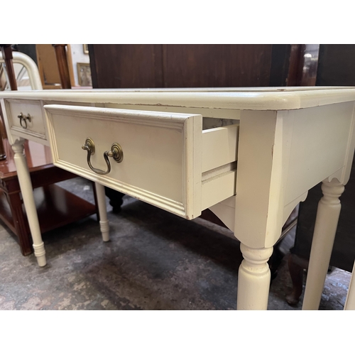 24 - A Laura Ashley Clifton three drawer console table