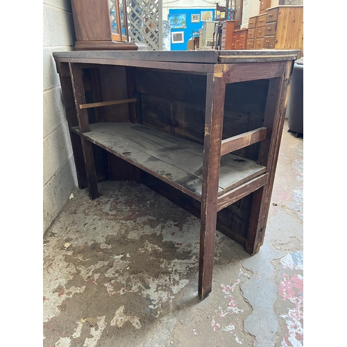 3 - A Victorian carved mahogany chiffonier sideboard