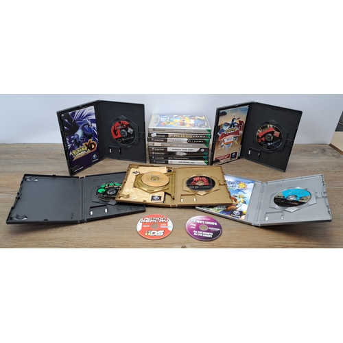 A collection of Nintendo Gamecube games to include Pokémon XD: Gale of ...