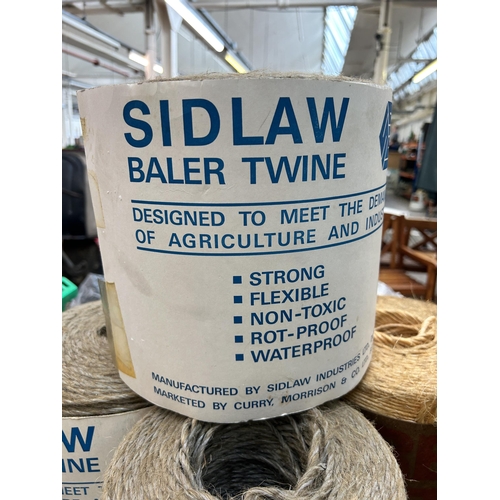 872 - Four rolls of Sidlaw Baler Twine