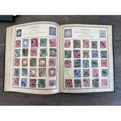 2280 - A large collection of 19th century and later worldwide stamps to include British Empire, France, Gre... 