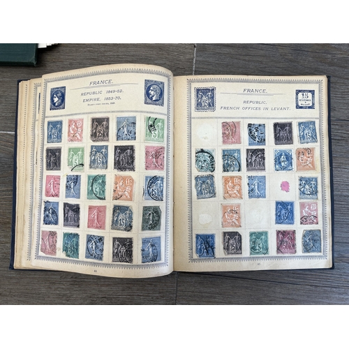 2280 - A large collection of 19th century and later worldwide stamps to include British Empire, France, Gre... 