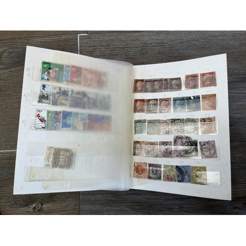 2281 - A collection of 19th century and later worldwide stamps to include penny reds, two pence blues etc.