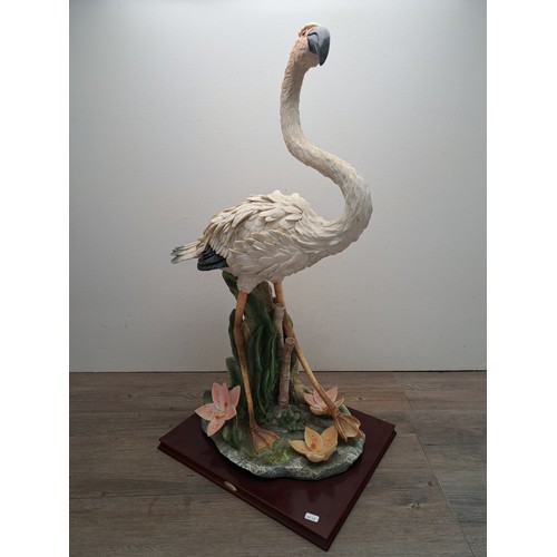 338 - A La Anina Collection flamingo figurine - approx. 87cm high