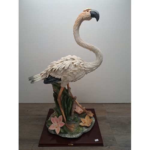 338 - A La Anina Collection flamingo figurine - approx. 87cm high