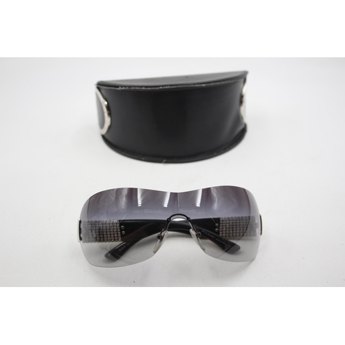 2389 - A pair of Bvlgari oversized frameless sunglasses with original case