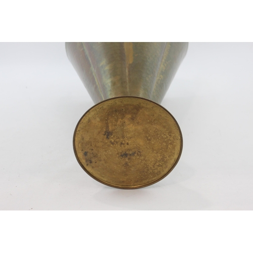 321 - A vintage French brass umbrella stand - approx. 60cm high x 30cm diameter