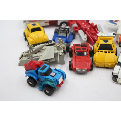 352 - Twelve Transformers toys