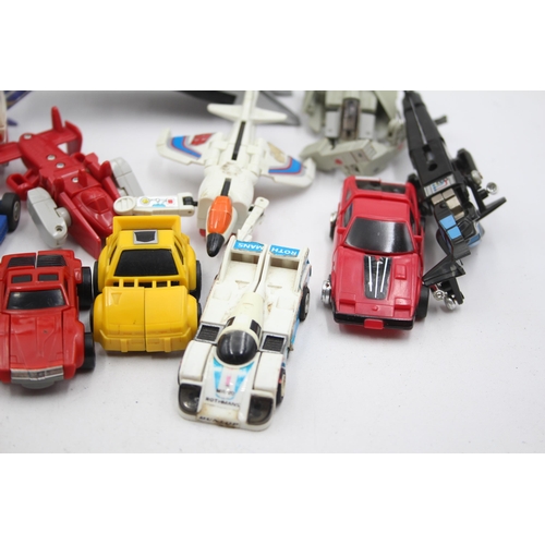 352 - Twelve Transformers toys