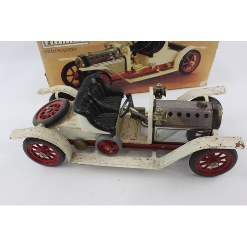 366 - A boxed vintage Mamod Steam Roadster model vehicle