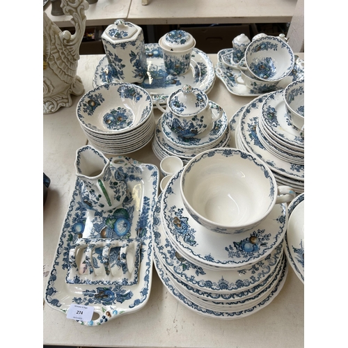 274 - Approx. 152 pieces of Mason's Fruit Basket Ironstone pottery