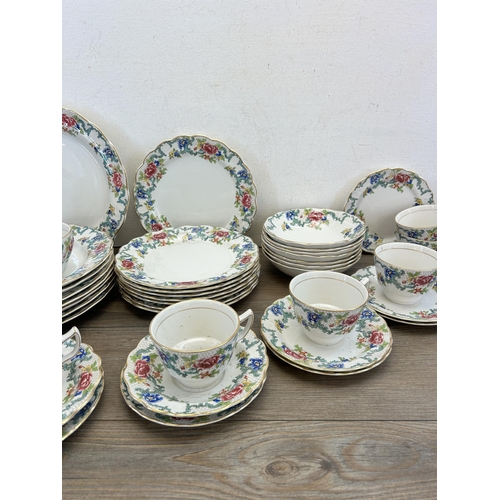 293 - A collection of Booths Floradora A8042 dinnerware