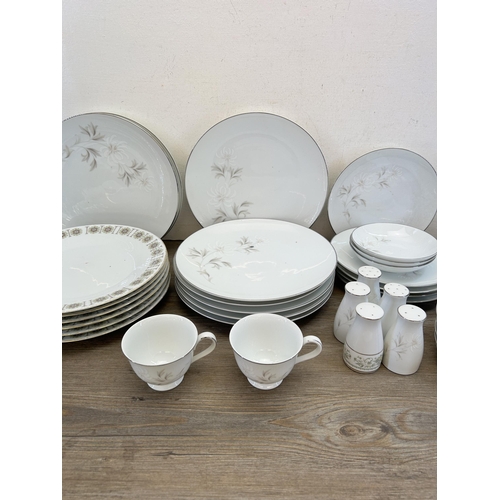 313 - A collection of Noritake Rowena dinnerware