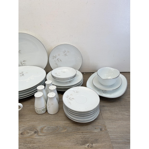 313 - A collection of Noritake Rowena dinnerware