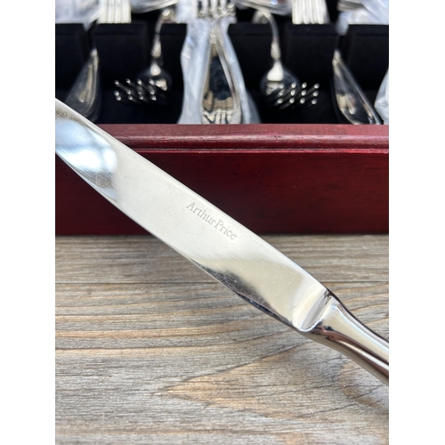 331 - An Arthur Price fifty three piece canteen of cutlery