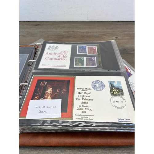 387 - A collection of first day covers and worldwide stamps to include commemorative, Liverpool and Manche... 