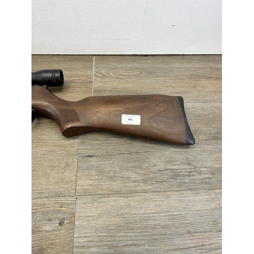 401 - An Edgar Brothers MOD.60 S.22cal 5.5mm air rifle with Nikko Stirling Mount Master 4 x 32 scope