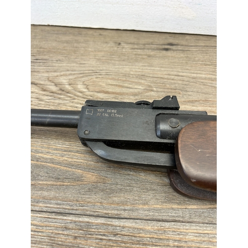 401 - An Edgar Brothers MOD.60 S.22cal 5.5mm air rifle with Nikko Stirling Mount Master 4 x 32 scope