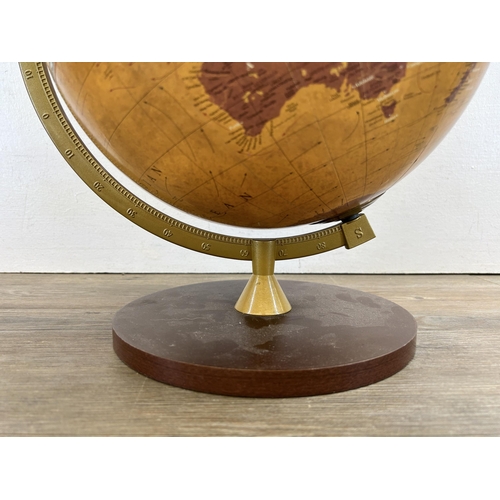 469 - A Zoffoli reproduction terrestrial globe on stand - approx. 43cm high