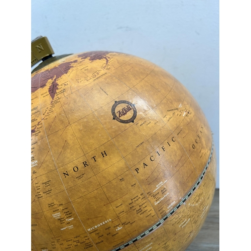 469 - A Zoffoli reproduction terrestrial globe on stand - approx. 43cm high