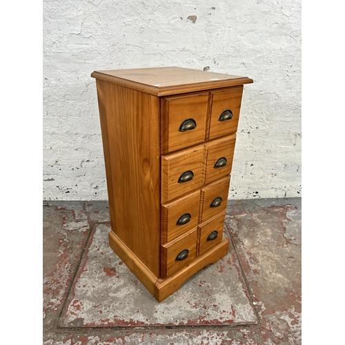 157 - A pine chest of four drawers