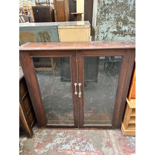 55 - Thirty one pieces of house clearance furniture to include mid 20th century teak bookcase, early 20th... 