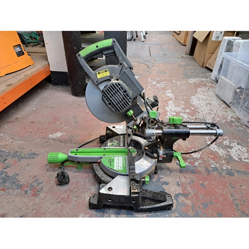 753 - An Evolution Fury 3 240v multi purpose TCT sliding mitre saw