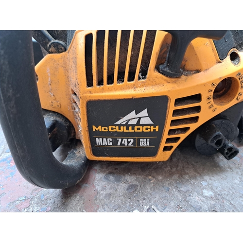 779 - A McCulloch Mac 742 petrol chainsaw