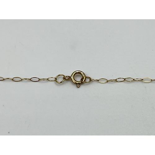 9ct gold nan on sale necklace