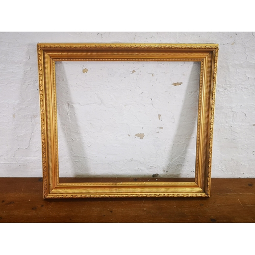 232 - Three antique gilt frames - largest approx. 71cm x 64cm