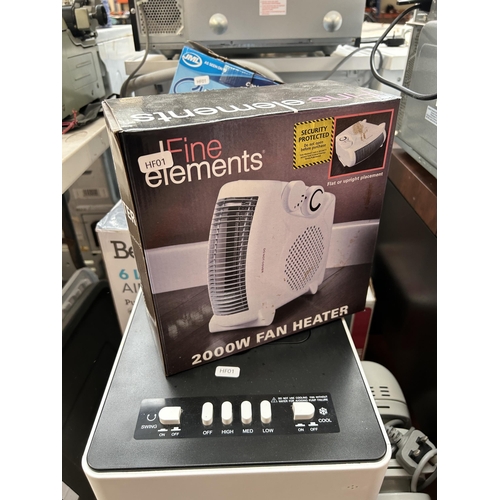 657 - Six items to include boxed Beldray 6ltr air cooler, boxed JDW hand held steam cleaner, De'Longhi Bam... 