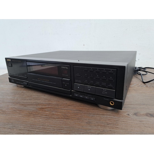 530 - Five items of hi-fi, one Teac W-600R twin cassette deck, one Aiwa XC-700 CD player, one Sony CDP-550... 